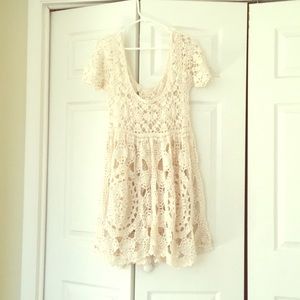 Knitted Knotted size M crochet dress size 8